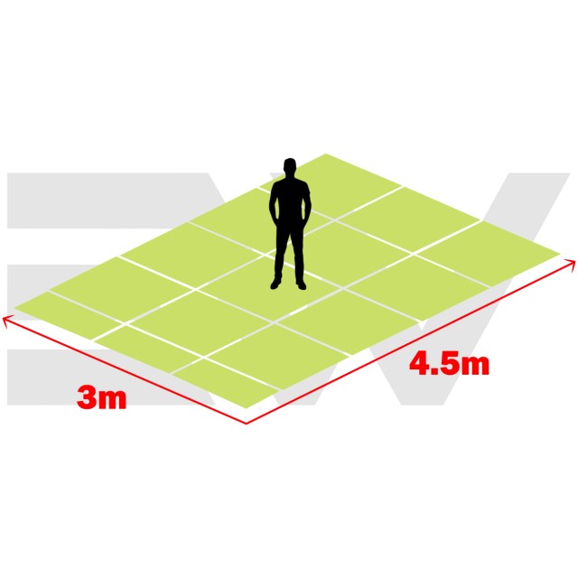 3x4.5m gazebo scale6